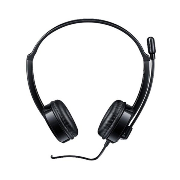 Rapoo H100 wired stereo headset black with 3.5mm jack