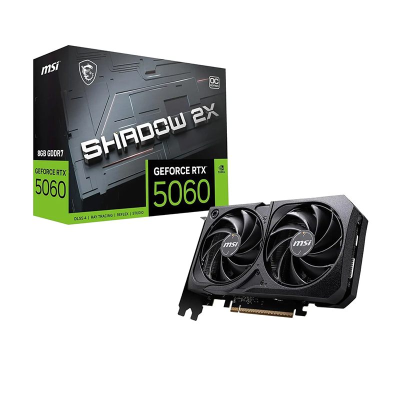 MSI Shadow 2X RTX 5060 8GB graphics card