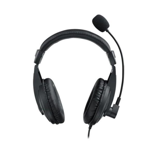 RAPOO H150S USB headset black front view