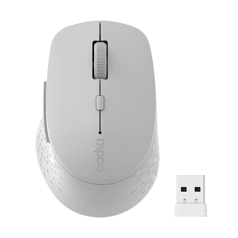 RAPOO M300 Silent Multi-mode Wireless Mouse Light Grey RAPOO M300 Silent Multi-mode Wireless Mouse Light Grey