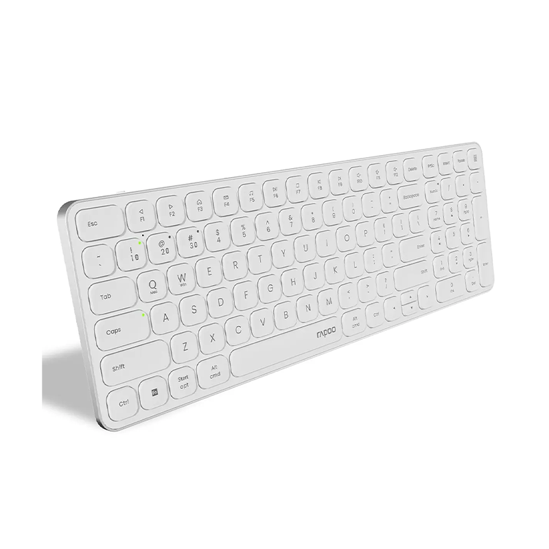 Rapoo 9350L wireless keyboard Rapoo 9350L wireless keyboard US white multi-mode Bluetooth