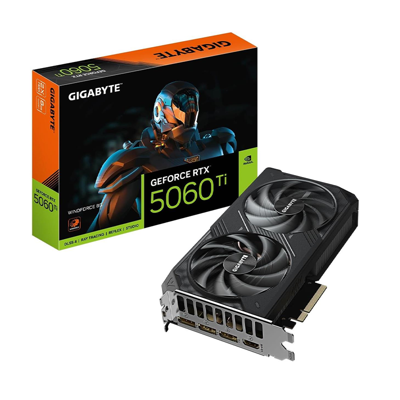 GIGABYTE Windforce OC RTX 5060 Ti 8GB gaming graphics card